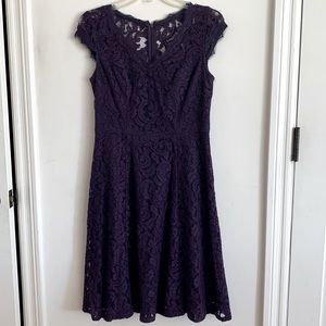 Adrianna Papell size 4 short purple party/cocktail dress